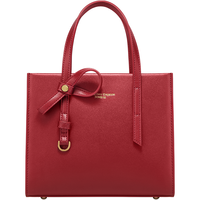 JONBAG 简佰格 2022原创女包红色新娘结婚礼物女士手提包大容量女包实用婚包大红色手拎包