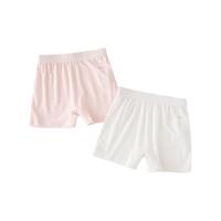 童泰（TONGTAI）女宝短裤夏季莫代尔儿童裤子女童双层内裆打底裤中小童三分裤 粉色 110cm