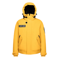 BOSIDENG 波司登 羽绒服男女同款冬季户外极寒夹克风衣加厚短款外套B20142330 栀子黄3035 190/108A