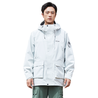 户外春秋登山服三合一可拆卸冲锋衣女宽松版防风衣外套男户外服