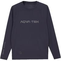 杰克·琼斯(JACK&JONES)春夏男士舒适纯色潮流时尚速干弹力防紫外线长袖T恤224202001 E41黑色 常规 E41黑色 175/96A/M