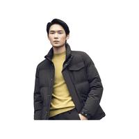 威可多（VICUTU）男士羽绒服舒适防风保暖商务休闲百搭冬季鹅绒外套VRW22472558 黑色 165/84A