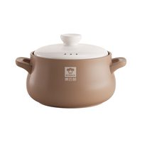 康巴赫大肚砂锅耐高温不易开裂煲仔饭中药煎药煲汤沙锅炖锅家用陶瓷锅