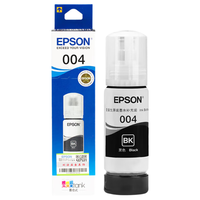 爱普生(EPSON)004墨水黑色 爱普生L3558墨水 L3251 L3253 L3256 L3258墨水L3255 L3151 L3218 L1258 L1259打印机墨水