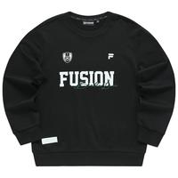 FILA FUSION斐乐潮牌男子针织套头衫款简约纯棉圆领卫衣
