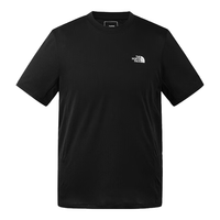 北面（The North Face）男吸湿运动半袖舒适柔软简约24春夏新款|8826 JK3/黑色 /185