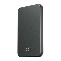 MUSTTRUE苹果MagSafe磁吸充电宝无线快充10000毫安超薄大容量适用苹果15/14/13 枪灰色【轻薄便携丨智能数显丨10000mAh】