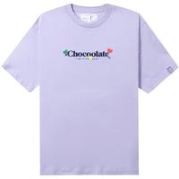 : CHOCOOLATE女装落肩t恤春季休闲运动潮流多色半袖1703XSI