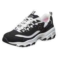 斯凯奇童鞋经典熊猫鞋老爹鞋儿童运动鞋秋休闲女童鞋664060L BKW黑色/白色 27.5