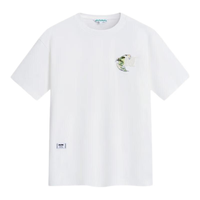 马克华菲 短袖T恤男2024春夏舒适透气立体刺绣圆领男士短袖T恤 803本白 L