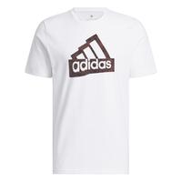 adidas 阿迪达斯 官方轻运动男夏户外风休闲上衣圆领短袖T恤HR2997 白 A/XL