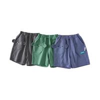 童泰（TONGTAI）婴儿短裤莫代尔棉夏季薄款男女宝宝休闲外出裤子儿童五分裤 中蓝 80cm