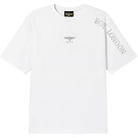 BOY LONDON春夏24新品男女同款T恤肌理印花立体印花烫钻短袖N01031 白色