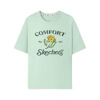 SKECHERS/斯凯奇 40S棉纱 女士短袖T恤