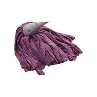 CHAHUA 茶花 拖把吸水墩布老式线布拖把家用一拖净纤维绒布拖把传统拖把 灰色 140cm