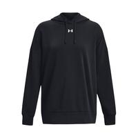 安德玛 UNDERARMOUR)秋冬Rival女子宽松抓绒训练运动连帽卫衣1379493 棕色784 XL