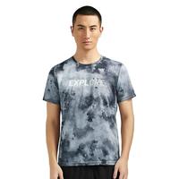 夏季男士短袖T恤轻薄透气短T简约撞色休闲运动上衣