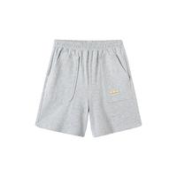 巴拉巴拉童装女童2024裤子夏款儿童短裤中大童五分运动裤208224110002 浅花灰00205 160cm
