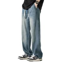 唐狮 TONLION夏季薄款牛仔裤男牛仔长裤天丝裤子直筒牛仔长裤夏季牛仔裤男薄款
