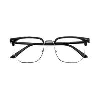 蔡司(ZEISS)眉框近视眼镜男款超轻斯文半框可配度数防蓝光眼睛平光镜女镜架 配蔡司佳锐1.60高清镜片
