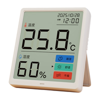 晨光(M&G)室内电子温湿度计 高精准温度显示器 办公家用婴儿房温度表 壁挂式干湿显示湿度计ARC925EF 【行业】轻薄高清屏