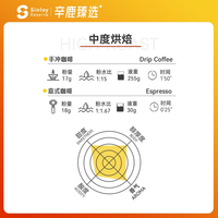 Sinloy辛鹿 埃塞俄比亚日晒瑰夏G1红樱桃soe精品手冲咖啡豆250g
