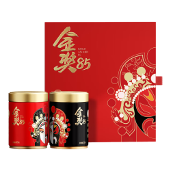 川红 特级茶叶 红茶礼盒 茶具礼盒  七星中秋茶具礼盒250g