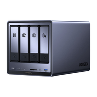 绿联 私有云DXP4800 Pro 16G内存四盘位NAS网络存储 个人云硬盘 AI家庭服务器 万兆网口 适用iPhone17