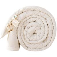 艾薇 A类新疆棉花被子冬季加厚单人冬被棉被150*200cm4斤 月牙白 A类新疆棉花冬被-白 150cm*200cm