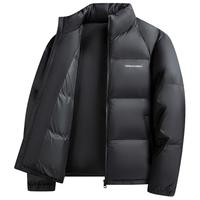 ROMON 罗蒙 加厚立领羽绒服男保暖连帽短款外套
