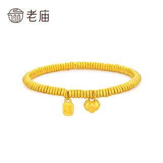 老庙黄金手链盘缠福锁手串 手串/约