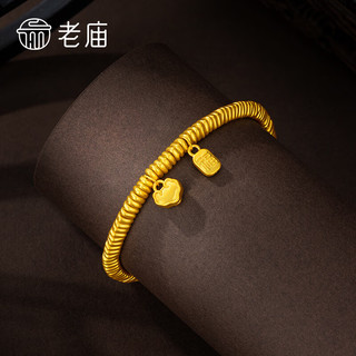 老庙黄金手链盘缠福锁手串 手串/约