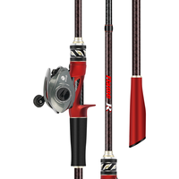 二次元路亚竿鱼竿快调远投碳素路亚杆翘嘴鲈鱼杆 2.1mM调枪柄右手套装