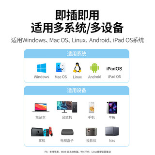  UGREEN/绿联 千兆网卡 网卡转接头
