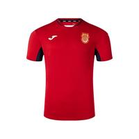 JOMA重庆铜梁龙助威服短袖T恤男成人春夏舒适透气足球比赛训练服 红/蓝 5XL 200/112A