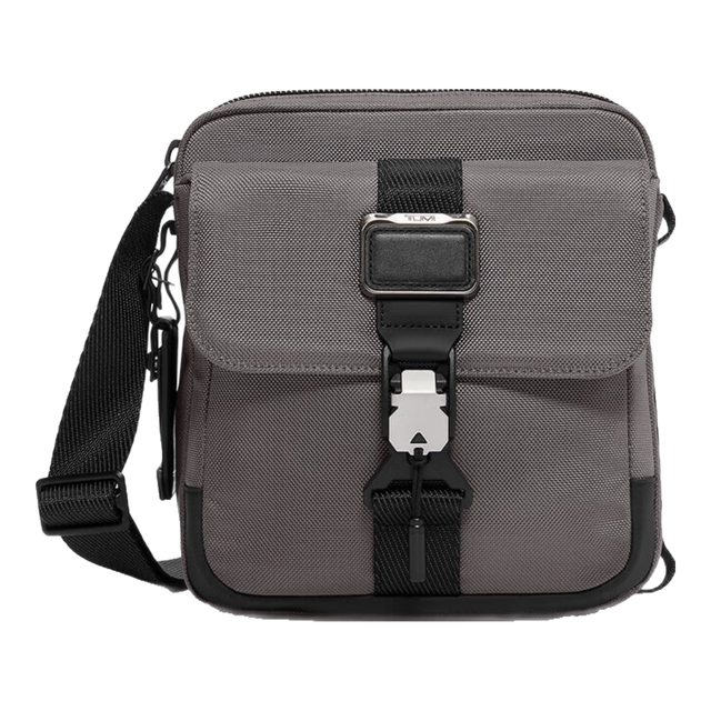 TUMI Alpha Bravo 商务通勤高端单肩男士斜挎包 炭黑色 0232709CH