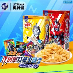添乐卡通王 TALA CARTOON KMG 奥特曼多嘴鱼番茄饼干儿童零食食玩正版联名吃货小零食