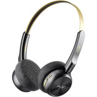 iKF R1复古头戴式耳机无线蓝牙穿搭明星OOTD氛围感Vintage复古显小头戴美拉德穿搭耳机黑金色 黑金色-升级蓝牙5.4