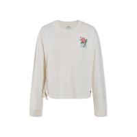 Levi's李维斯女士美式印花白色长袖T恤A4939