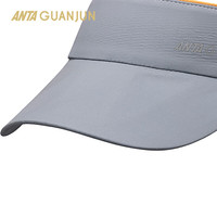 安踏冠军户外越野跑空顶帽女士吸湿排汗速干轻质运动帽192520231 中灰-2 均 码