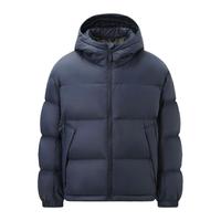 YAYA 鸭鸭羽绒服 男士短款羽绒服 DYB07B0010 藏青蓝 170