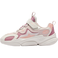 鸿星尔克女童运动鞋24年冬季休闲革面跑鞋儿童运动鞋丨星耀 芍药粉/紫荆粉 38码