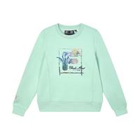 FILA【高圆圆同款】斐乐xTHE MET女子针织套头衫冬季莫奈休闲时尚卫衣 浅明绿-LG 160/80A/S