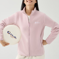 CKDH冲锋衣内胆女双面薄绒秋冬2025户外休闲抓绒衣摇粒绒外套 小陶紫 XL