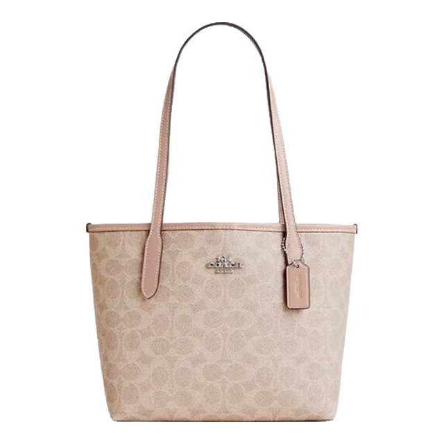 COACH 女士单肩包  SV/沙黄色/灰褐色