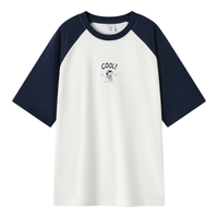 森马(Semir)史努比系列短袖T恤男秋季装oversize101524100204 L 白蓝色调00318