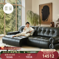 儒黛 真皮沙发床法式电动伸缩功能黑糖云朵高档头层牛皮复古小客厅智能 2.95米-电动伸缩-可视面真皮 V-max