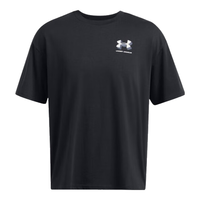 安德玛（UNDERARMOUR）Heavyweight男子高克重运动休闲短袖T恤1387285 黑色001 S