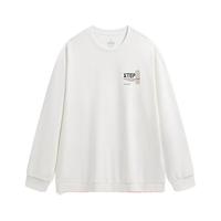 XTEP 特步 套头卫衣2024年春季百搭上衣976129920306 本白 M