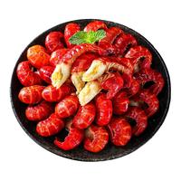 朵芙麻辣小龙虾尾 鲜活小龙虾 熟冻大号虾球冷冻虾尾 固形含量≥50% 特大号虾尾2斤（约60粒/斤）
